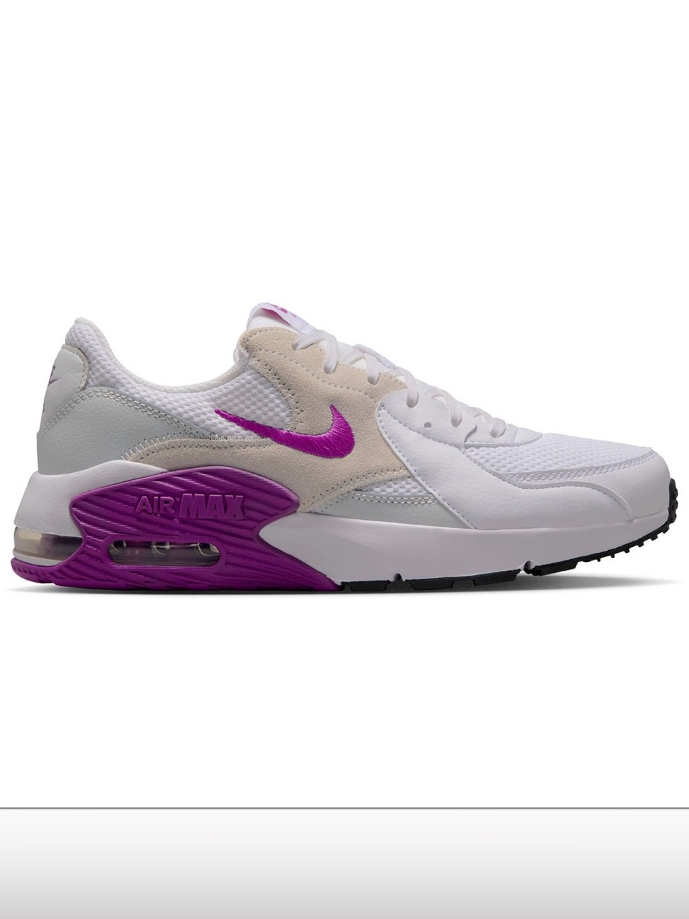 Women's Air Max Excee Sneaker NIB Size 8.5 White/Pink-Purple